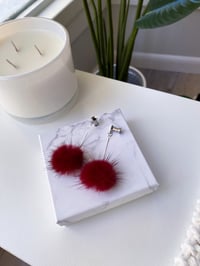 Image 3 of Sea Urchin Poofs (Silver)