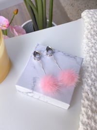 Image 1 of Pink Poofs (Silver)