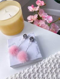 Image 2 of Pink Poofs (Silver)