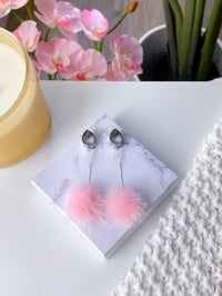 Image 3 of Pink Poofs (Silver)
