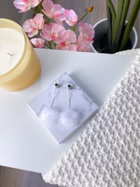 Image 4 of White Poofs (Silver)