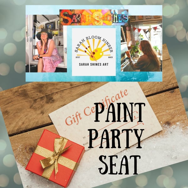 Image of Gift Certificate  - Paint Party Seat