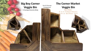 Image of Vegetable Bins "The Market" Style 