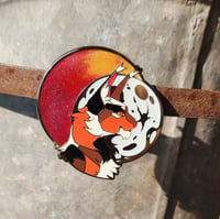 Image 1 of warrior cats - sol eclipse pin