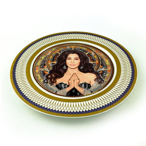 Image of Gypsies, Tramps & Thieves. Cher - Fine China Plate - #0787