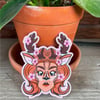 Fantastical Creature patch - The Faun - Centaur Cervitaur - 4 inch wide Woven Embroidery - Iron On