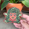 Fantastical Creature patch - Medusa - 4 inch wide Woven Embroidery - Iron On