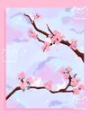 Sakura Cats 11"x14" Print