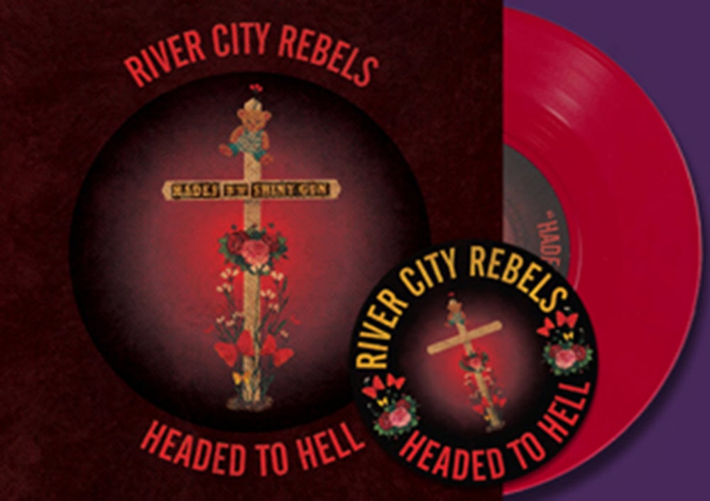 River City Rebels "Headed For Hell" 7" (Screaming Crow) 3 Versions!