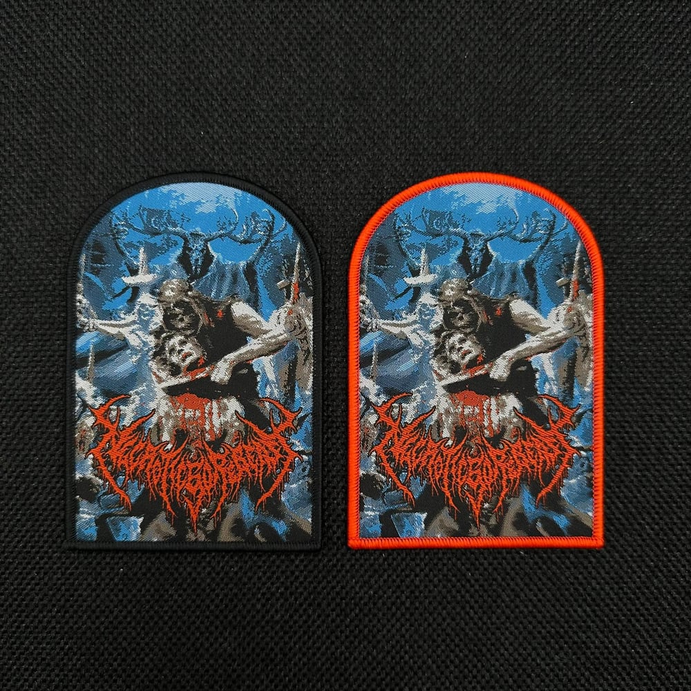 Necroticgorebeast "Primitive Deviant Debauchery" Official Woven Patch