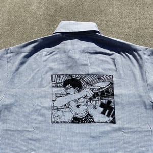 Smile Medium Unisex Vintage Button Down