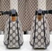 Image of Vtg. Gucci Blue Monogram Crossbody Bag.