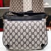 Image of Vtg. Gucci Blue Monogram Crossbody Bag.