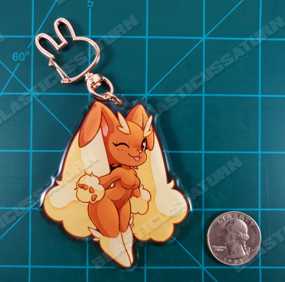 Cutesy Lop - Acrylic Charm