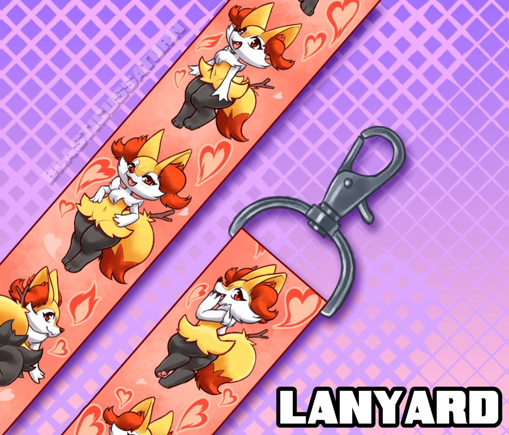 Cute Firephoxes - Lanyard