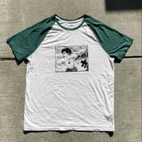 Image 1 of Smile Green Raglan Tee