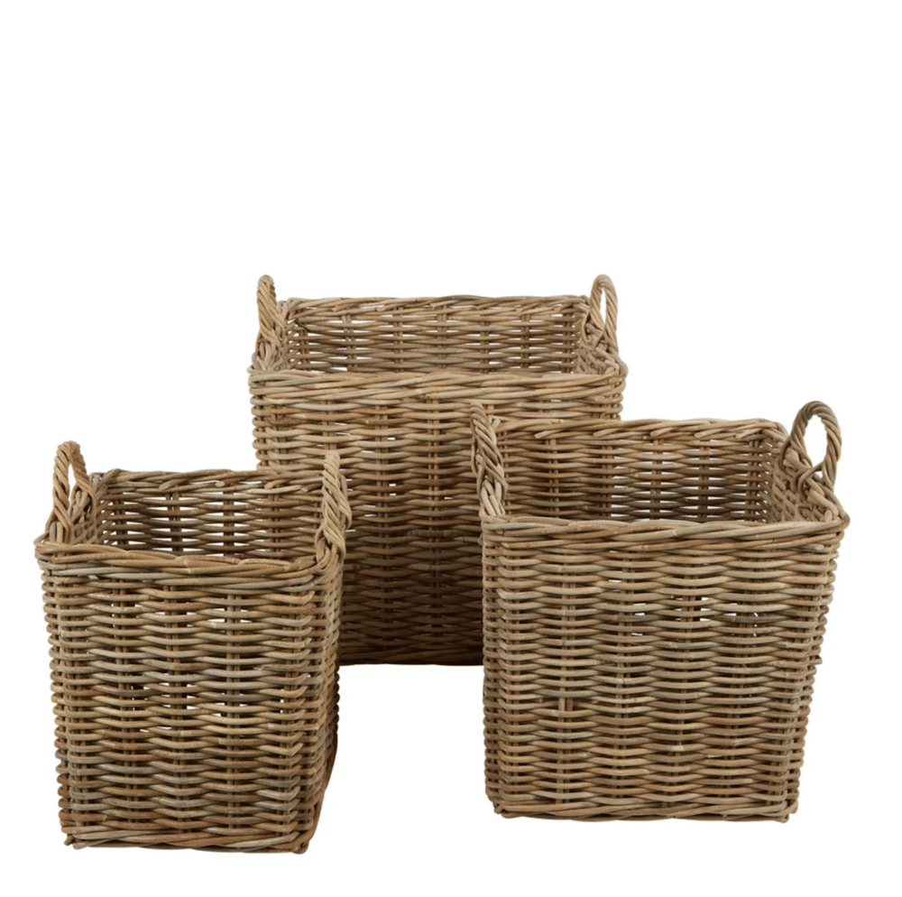 Image of Square Rattan Basket 