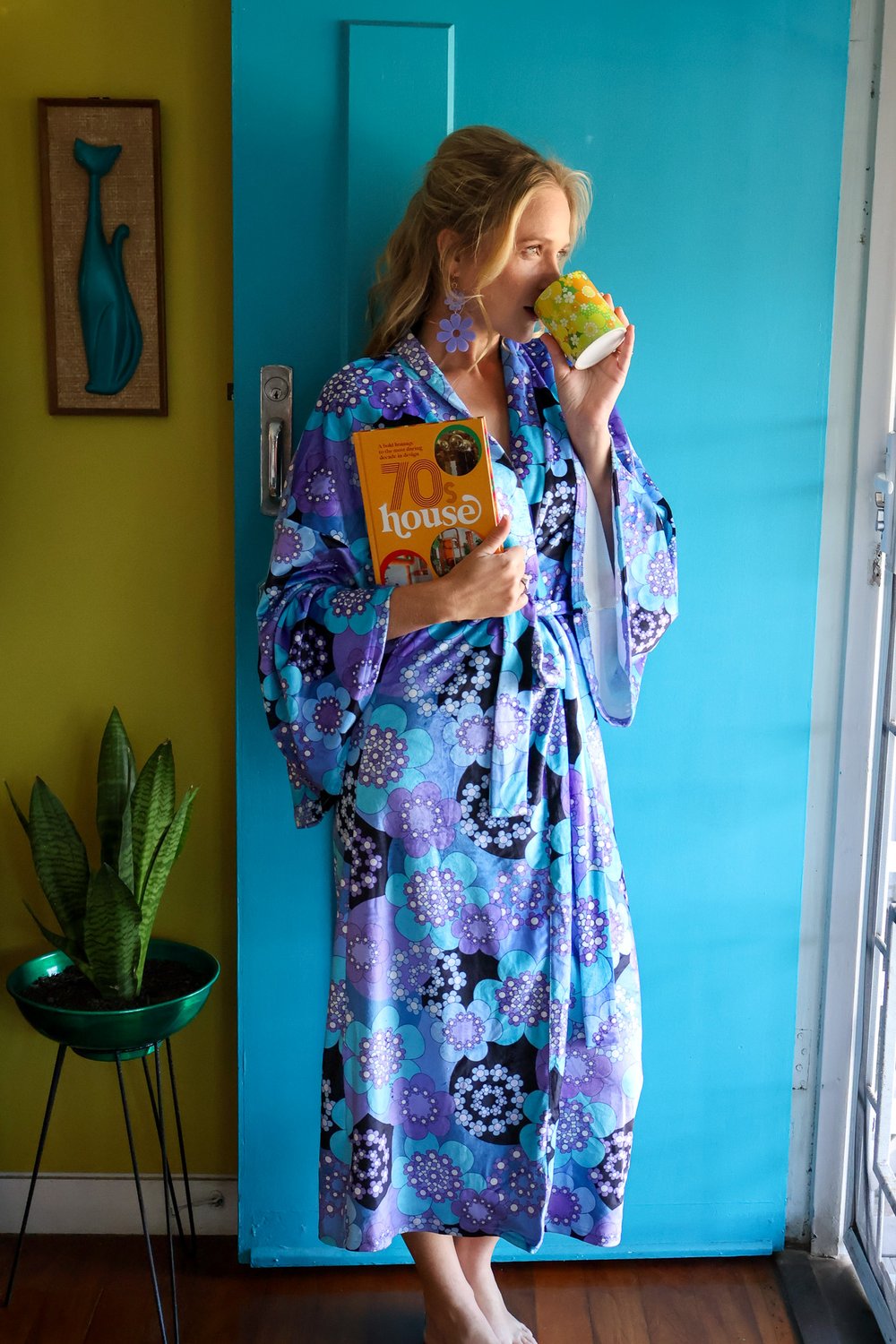 Velvet Dreams Robe In Get Groovy