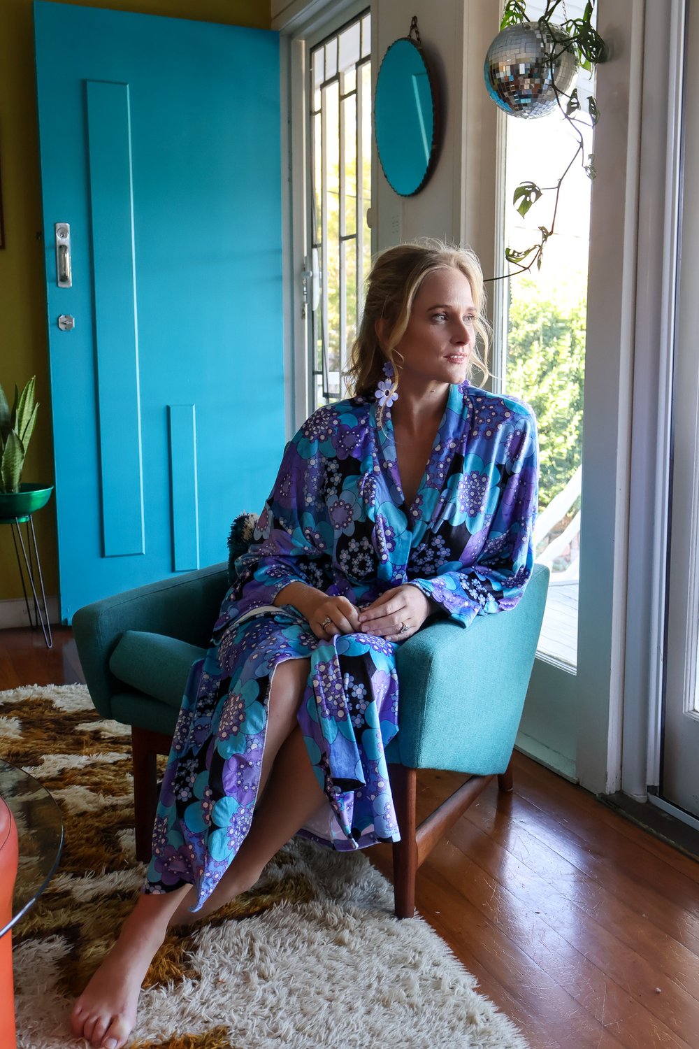 Velvet Dreams Robe In Get Groovy
