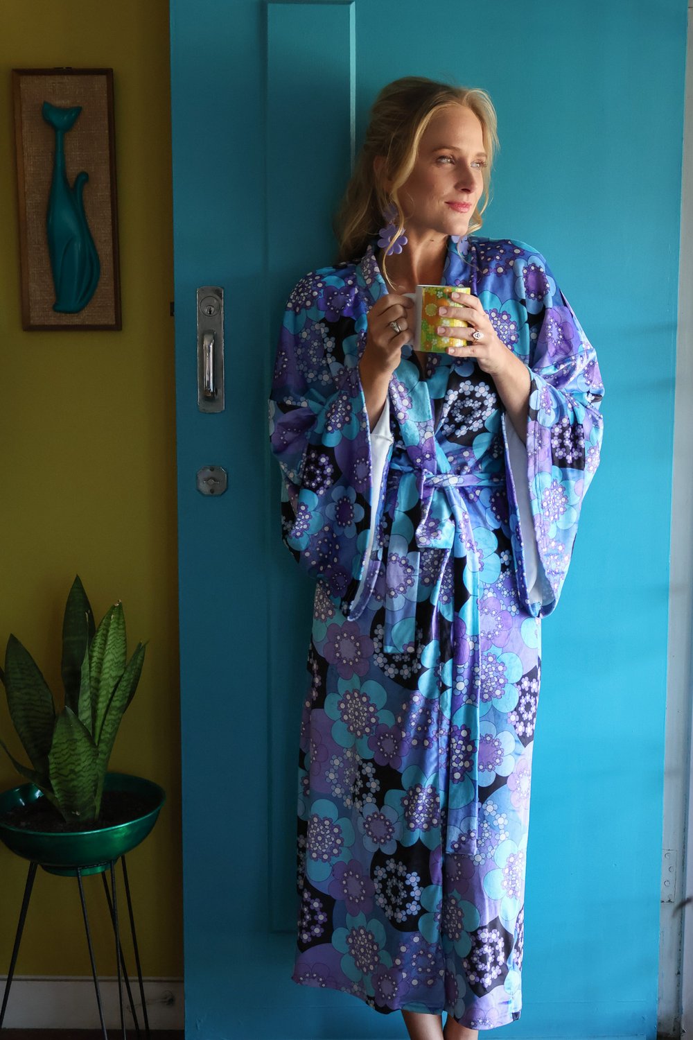 Velvet Dreams Robe In Get Groovy 