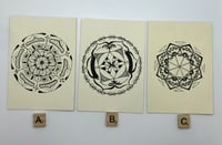 Image 1 of Original art card - b/w
