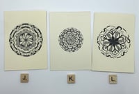 Image 4 of Original art card - b/w
