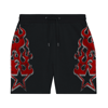 SHORTS RED FLAMES