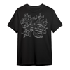 T-SHIRT GRAY FLAMES