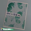 Mini seahorse stencil & mask