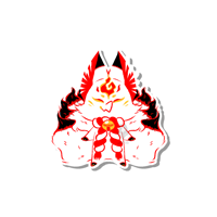 Image 1 of Ribon & Beau 9 tails stickers