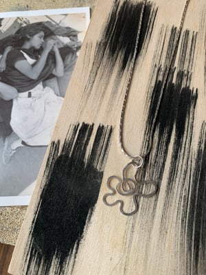 Image of ‘Return to nature’ recycled silver necklace