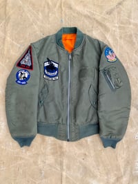 Image 1 of USAF MA-1 PUKIN' DOGS FLYING JACKET