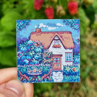 Butterfly Summer Cottage - Sticker