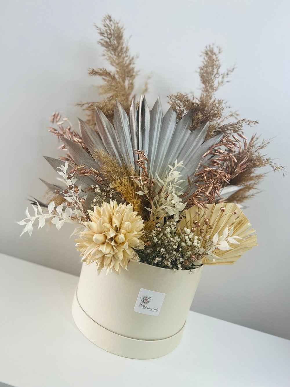 Large Neutral Bespoke Hatbox 
