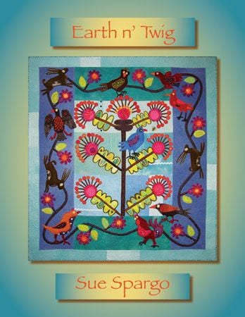 Image of 2024 Block of the Month "Earth & Twig" a book by Sue Spargo