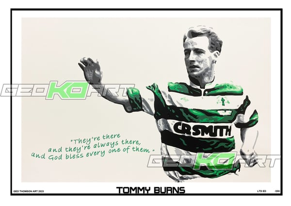 Image of TOMMY BURNS QUOTE CELTIC FC