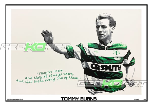 geokoart — TOM ROGIC CELTIC FC SIGNED PRINTS