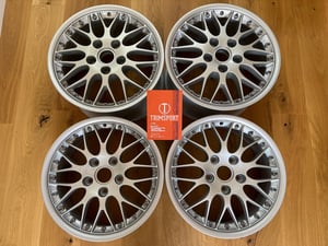 Image of Genuine Porsche 996 C2 BBS Classic II 2-piece Split Rim 18" 5x130 Alloy Wheels REFURBISHED