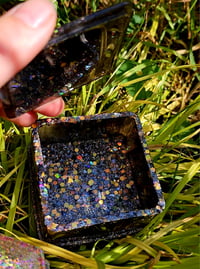 Image 2 of Square Box - Black/Gold