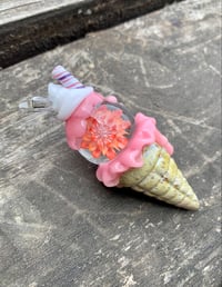 Image 1 of Cherry blossom Cone - Collab with Kimmo glass art 