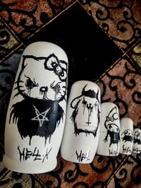 Image 3 of Hell Kitty Russian dolls