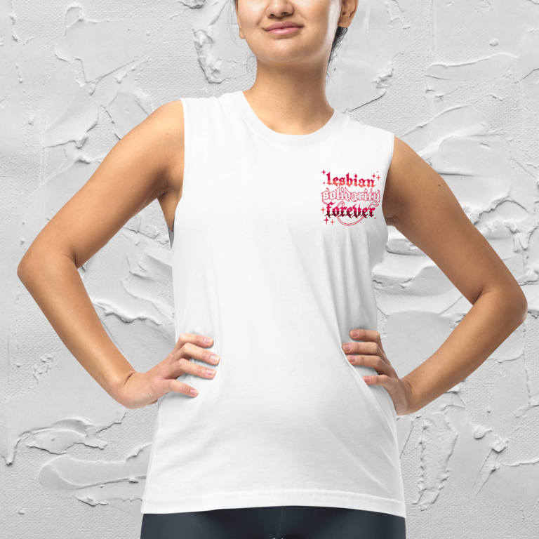 Lesbian Solidarity Forever Double Printed Unisex Tank  Image 2