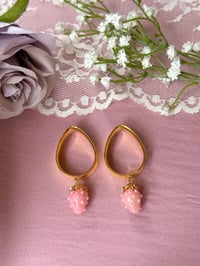 Image 1 of Pink Strawberries (Gold)