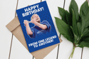 Birthday Card for Rangers Fans | Gascoigne 'From One Legend to Another'