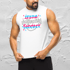 Trans Solidarity Forever Calligraphy Unisex Tank Image 2