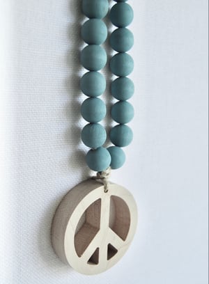 Image of Extra Mini Love Beads - PEACE SIGN