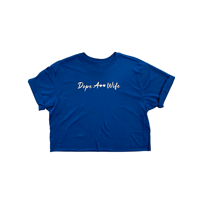 Royal Blue crop top