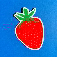 Image 1 of Strawberry Sticker