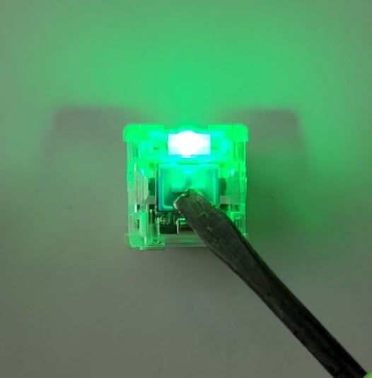 Image of LED 7- COLOR REPLACEABLE KEY CAP SWITCHES (3 LEFT)