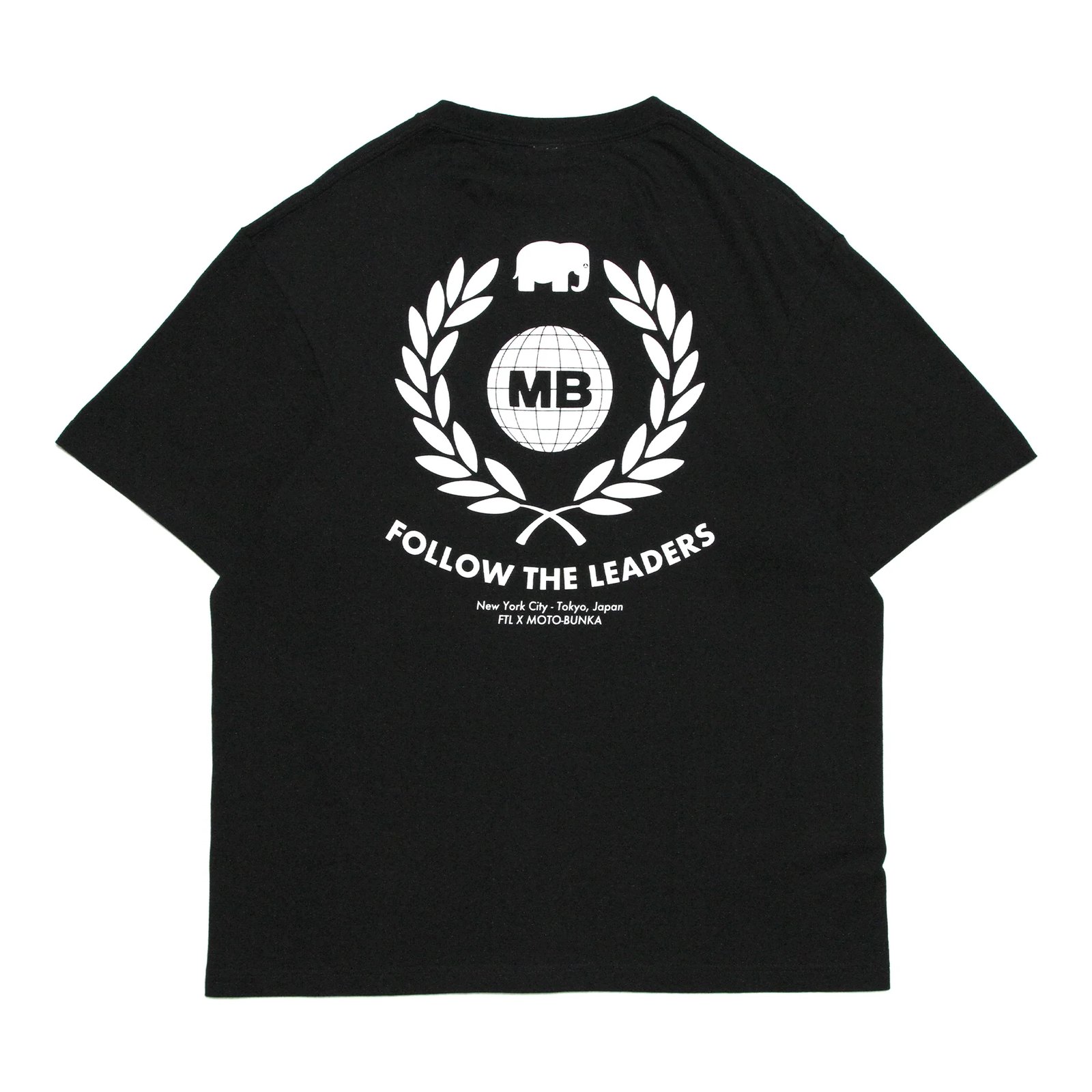 FTL X MOTO-BUNKA- Leaders Crest T-Shirt (Black)